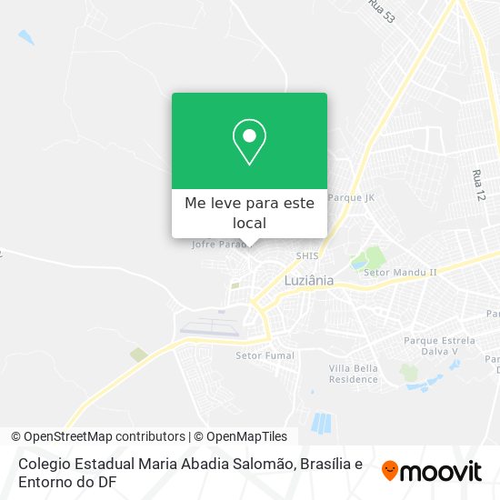 Colegio Estadual Maria Abadia Salomão mapa