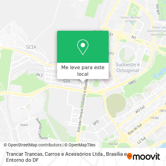 Trancar Trancas, Carros e Acessórios Ltda. mapa