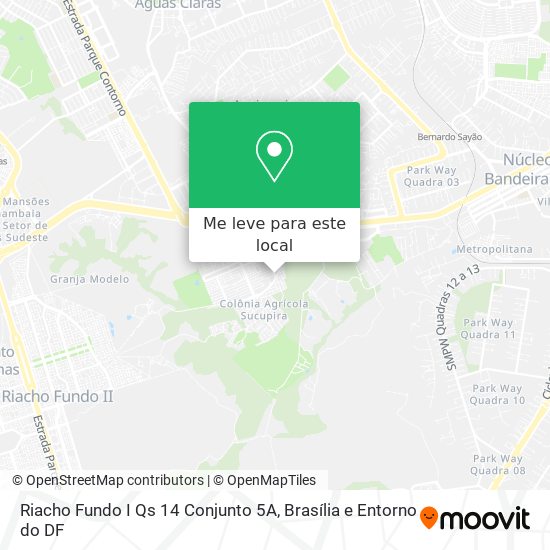 Riacho Fundo I Qs 14 Conjunto 5A mapa
