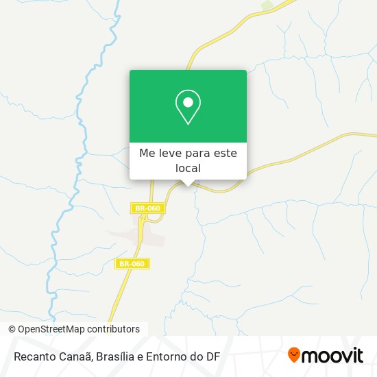 Recanto Canaã mapa
