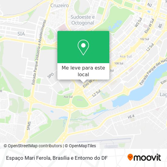 Espaço Mari Ferola mapa