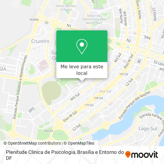Plenitude Clínica de Psicologia mapa
