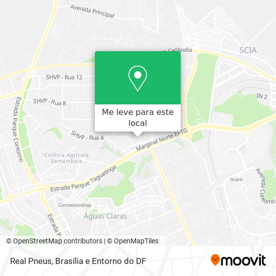 Real Pneus mapa