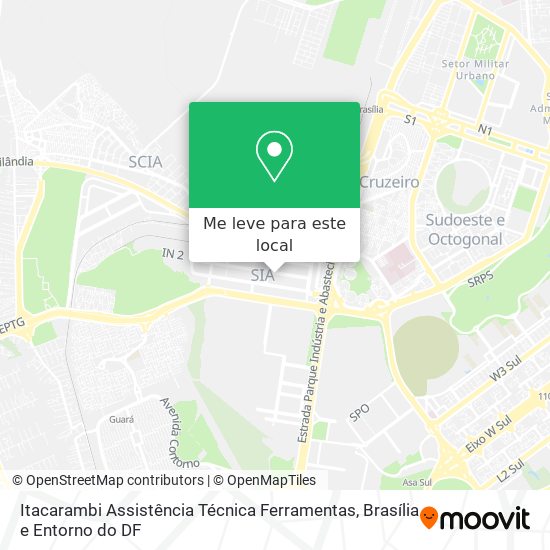 Itacarambi Assistência Técnica Ferramentas mapa
