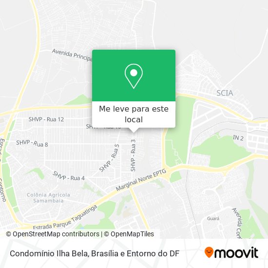 Condomínio Ilha Bela mapa