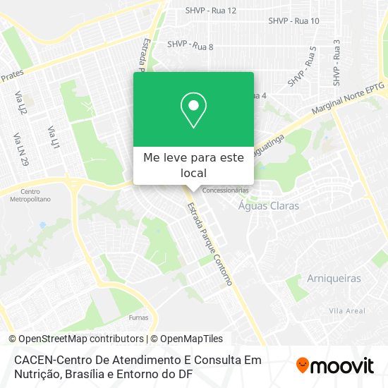 CACEN-Centro De Atendimento E Consulta Em Nutrição mapa