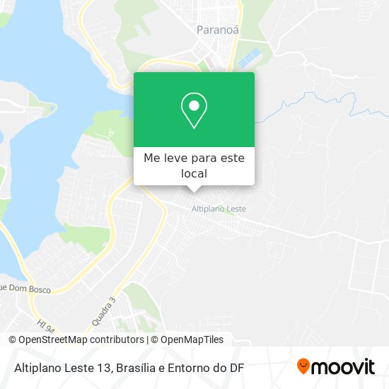 Altiplano Leste 13 mapa