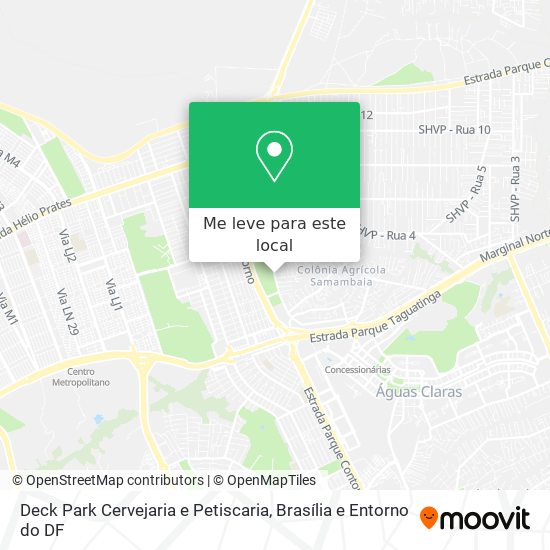 Deck Park Cervejaria e Petiscaria mapa