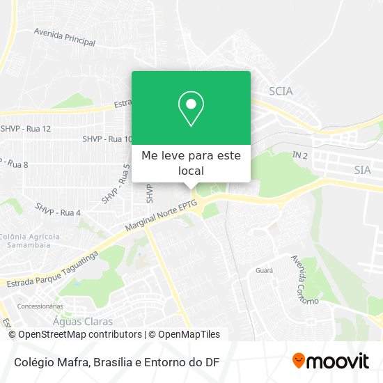 Colégio Mafra mapa