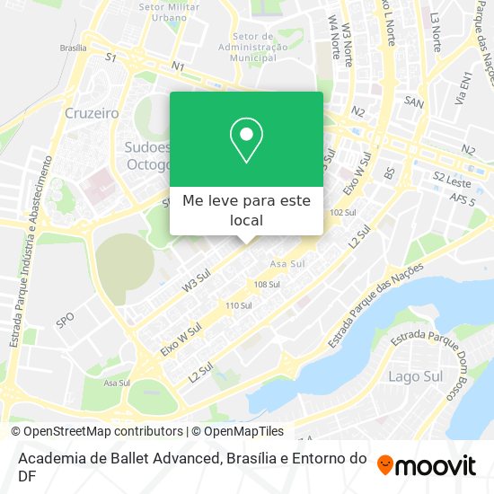 Academia de Ballet Advanced mapa