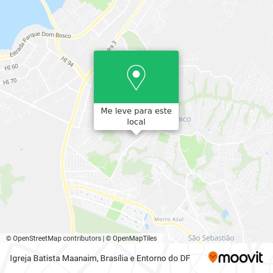 Igreja Batista Maanaim mapa