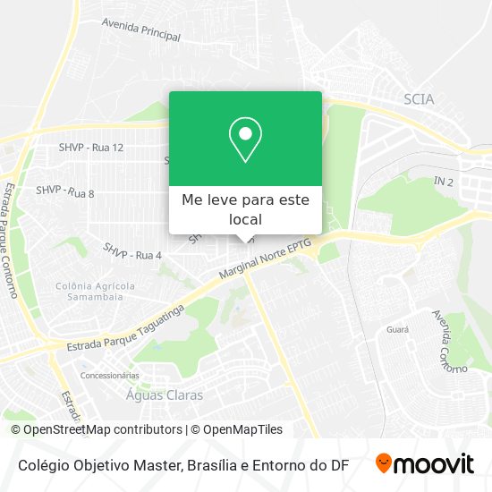 Colégio Objetivo Master mapa