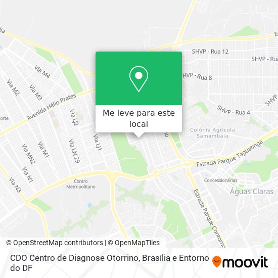 CDO Centro de Diagnose Otorrino mapa