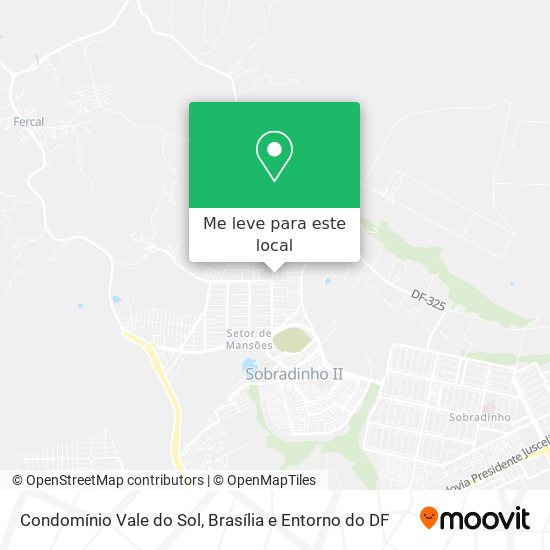 Condomínio Vale do Sol mapa