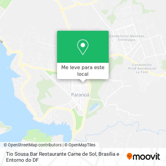 Tio Sousa Bar Restaurante Carne de Sol mapa