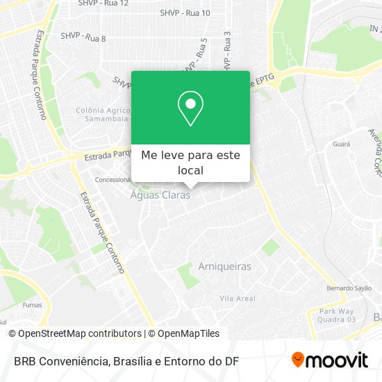 BRB Conveniência mapa