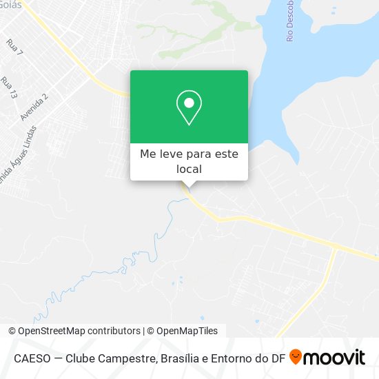CAESO — Clube Campestre mapa