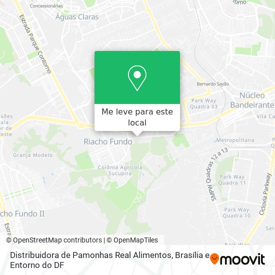Distribuidora de Pamonhas Real Alimentos mapa