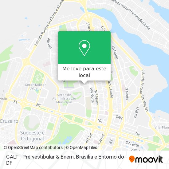 GALT - Pré-vestibular & Enem mapa