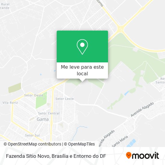 Fazenda Sítio Novo mapa