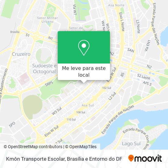 Kmôn Transporte Escolar mapa