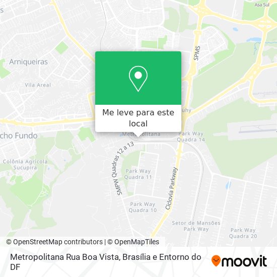 Metropolitana Rua Boa Vista mapa