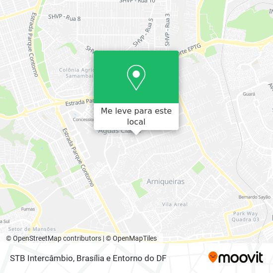 STB Intercâmbio mapa