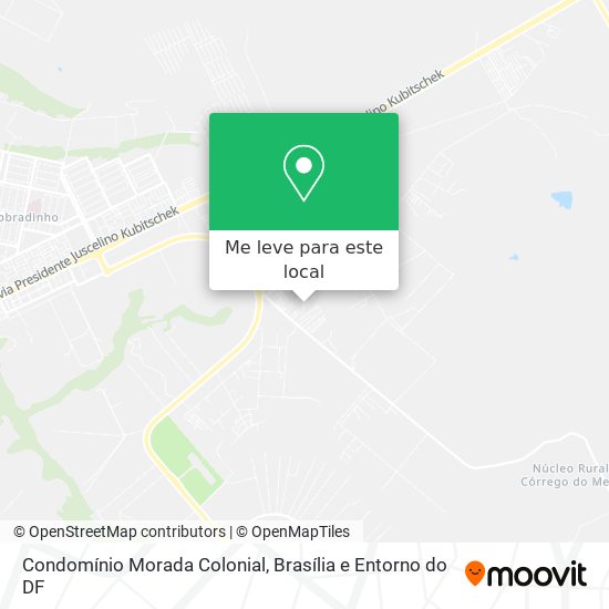 Condomínio Morada Colonial mapa