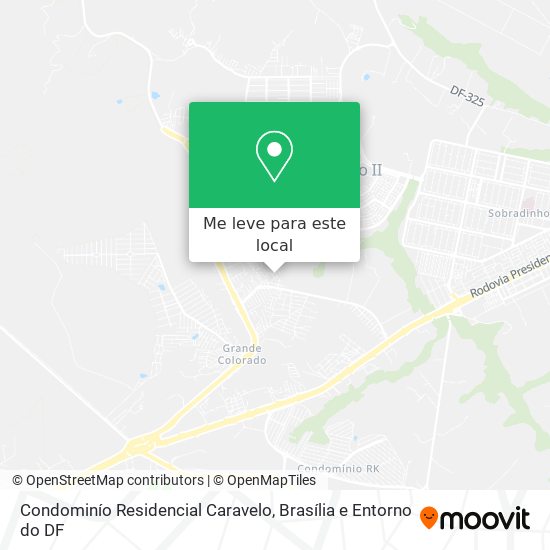 Condominío Residencial Caravelo mapa