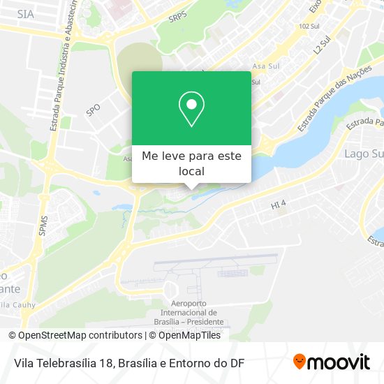 Vila Telebrasília 18 mapa