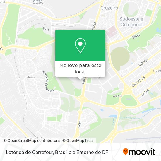 Lotérica do Carrefour mapa