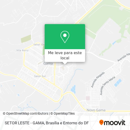 SETOR LESTE - GAMA mapa