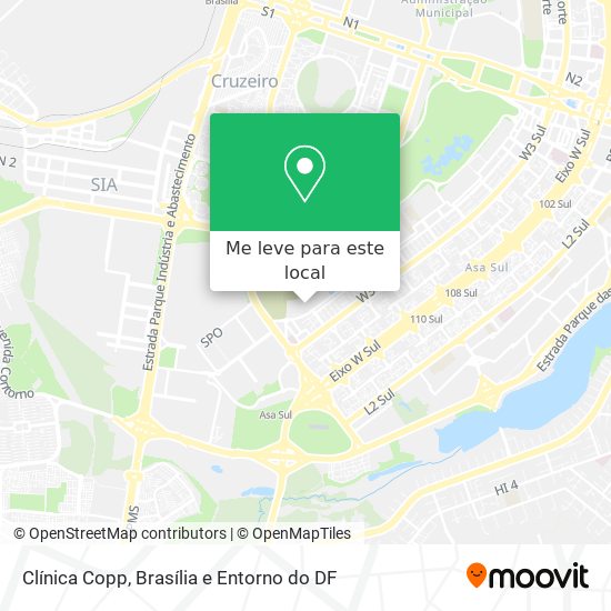 Clínica Copp mapa