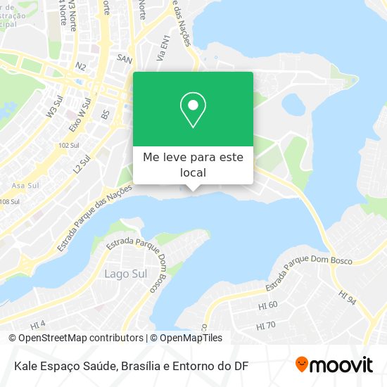 Kale Espaço Saúde mapa