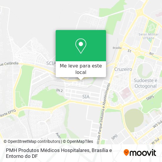 PMH Produtos Médicos Hospitalares mapa