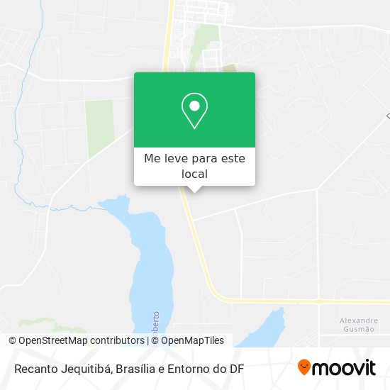 Recanto Jequitibá mapa