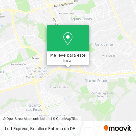 Luft Express mapa