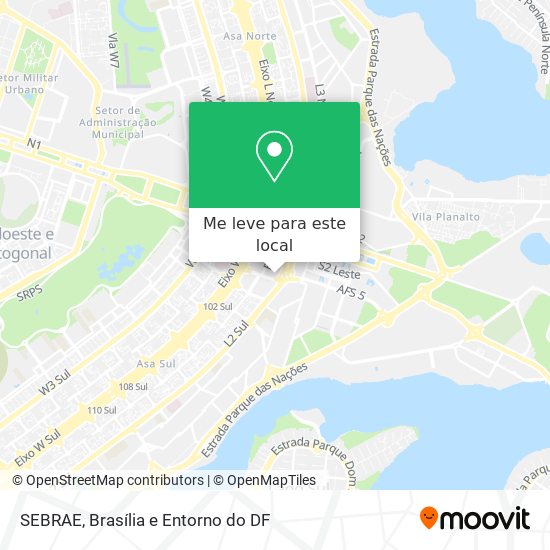 SEBRAE mapa