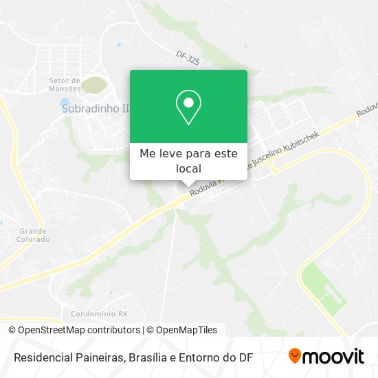 Residencial Paineiras mapa