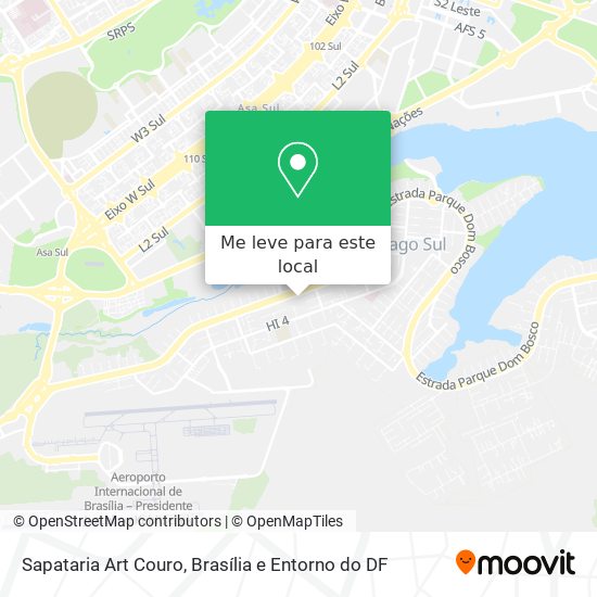 Sapataria Art Couro mapa