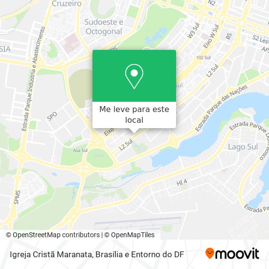 Igreja Cristã Maranata mapa