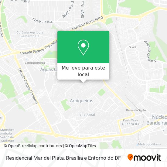 Residencial Mar del Plata mapa