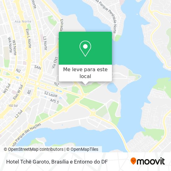 Hotel Tchê Garoto mapa