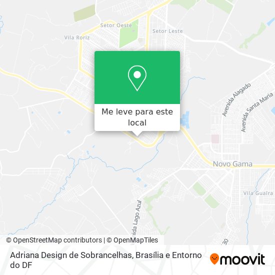 Adriana Design de Sobrancelhas mapa