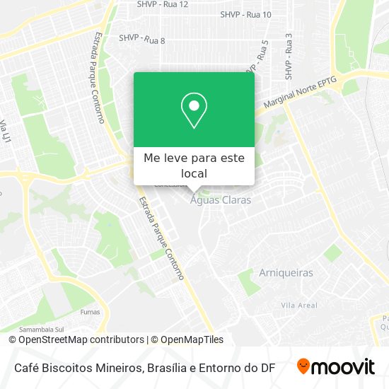 Café Biscoitos Mineiros mapa