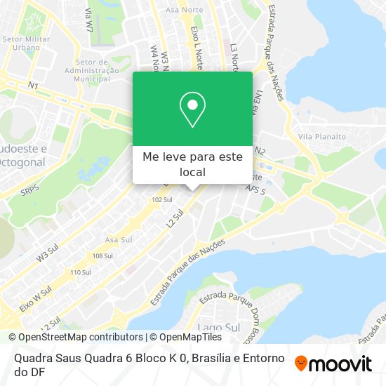 Quadra Saus Quadra 6 Bloco K 0 mapa