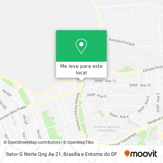 Setor G Norte Qng Ae 21 mapa