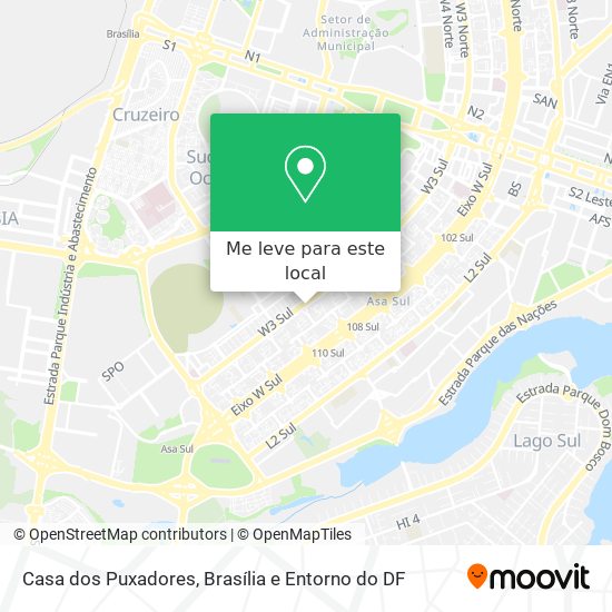 Casa dos Puxadores mapa
