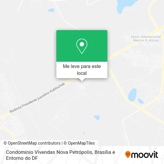 Condomínio Vivendas Nova Petrópolis mapa