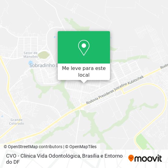 CVO - Clínica Vida Odontológica mapa